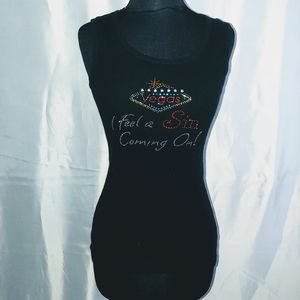 4/$25 Vegas Muscle Tank Top